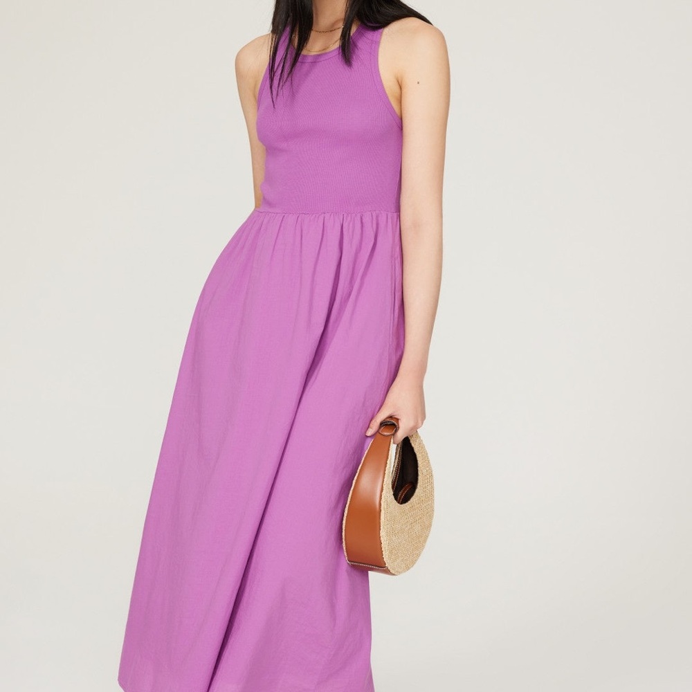 XiRENA Flynn tank dress in purple orchid